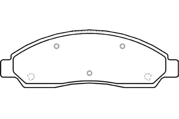 KAVO PARTS Комплект тормозных колодок, дисковый тормоз BP-3514